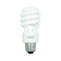Feit Electric BPESL13T/D Compact Fluorescent Light, 13 W, Spiral Lamp, Medium E26 Lamp Base, 800 Lumens, Daylight Light 
