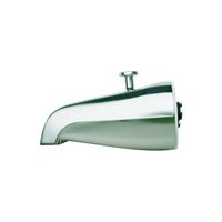 Plumb Pak PP825-31 Bathtub Spout, 3/4 in Connection, IPS, Chrome Plated, For: 1/2 in or 3/4 in Pipe 