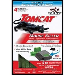 Tomcat 0372110 Refillable Mouse Killer Bait Station 