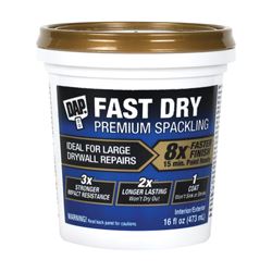 DAP 7079818440 Fast Dry Spackling, Off-White, 16 fl-oz 