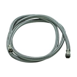 FLUIDMASTER 12IM72 Icemaker Connector, 1/4 in, Compression, Polymer/Stainless Steel 