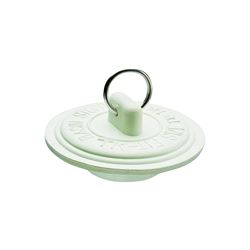 Plumb Pak Duo Fit Series PP820-3 Drain Stopper, Rubber, White, For: 1 to 1-3/8 in Sink 