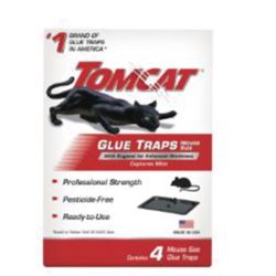 Tomcat 0362310 Mouse Glue Trap, 4/PK, Pack of 12 