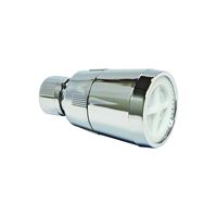 Plumb Pak Economy Series PP825-3 Shower Head, 2.5 gpm, 1/2 in Connection, Plastic, Chrome 