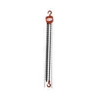 American Power Pull 400 Series 410 Chain Block, 1 ton, 10 ft H Lifting, 12-11/16 in Between Hooks 