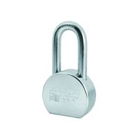 American Lock A703KA Padlock, Keyed Alike Key, 7/16 in Dia Shackle, 2 in H Shackle, Steel Body, Zinc 