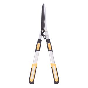 Landscapers Select GH48126 Telescopic Hedge Shear, Straight with Wave Curve Blade, 8-1/4 in L Blade, Steel Blade