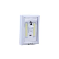 PowerZone 12532 Cordless Light Switch, LED Lamp, 200 Lumens, Wall Mounting 12 Pack 