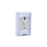PowerZone 12532 Cordless Light Switch, LED Lamp, 200 Lumens, Wall Mounting, Pack of 12 