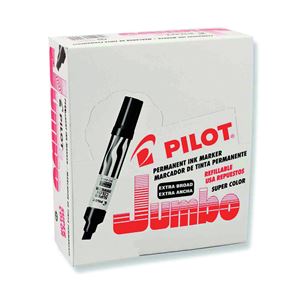 Pilot 43400 Super Color Permanent Marker, Chisel Lead/Tip, Green Lead/Tip 12 Pack