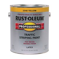 Rust-Oleum 2548402 Inverted Marking Spray Paint, Flat, Traffic Yellow, 1 gal, Pail, Pack of 2 