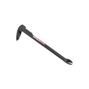Vaughan 57030 Nail Puller, 12 in L, Flat Claw Tip, Steel, Black, 3/4 in Dia, 3 in W