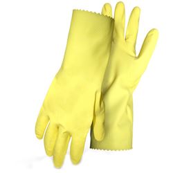 Boss 958JXL Work Gloves, XL, 12 in L, Latex, Yellow 
