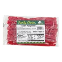 Family Choice 1117 Licorice, Classic Red Flavor, 7 oz, Pack of 12 