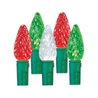 Hometown Holidays 2360-RGC/U17E115E Light Spool, 14.4 (0.12 amps) W, 210-Lamp, LED Lamp, Clear/Green/Red Lamp 4 Pack 