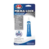 J-B WELD Perma-Lock 24206 Threadlocker, Liquid, Mild Organic, Blue, 6 mL 