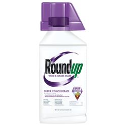Roundup 5008510 Weed and Grass Killer Super Concentrate, Liquid, Spray Application, 1/2 gal Bottle 