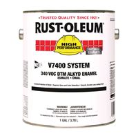 Rust-Oleum 245477 Enamel Paint, Oil, Safety Orange, 1 gal, Can, 230 to 450 sq-ft/gal Coverage Area, Pack of 2 