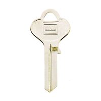 Hy-Ko 11010EA27 Key Blank, Brass, Nickel, For: Eagle Cabinet, House Locks and Padlocks, Pack of 10 