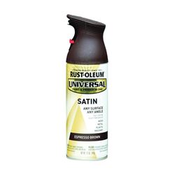 Rust-Oleum 247570 Enamel Spray Paint, Satin, Espresso Brown, 12 oz, Can 