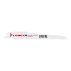 Lenox 22750OSB656R Reciprocating Saw Blade, 3/4 in W, 6 in L, 6 TPI, Bi-Metal Cutting Edge, Pack of 50 