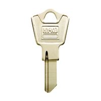 Hy-Ko 11010ES8M Key Blank, Brass, Nickel, For: ESP Vehicle Locks, Pack of 10 