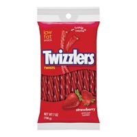 Twizzlers TWZ12 Candy and Gum Licorice, Strawberry Flavor, 7 oz Bag, Pack of 12 