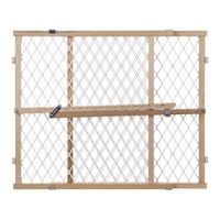 North States 4604 Security Gate, Wood, Natural, 23 in H Dimensions 