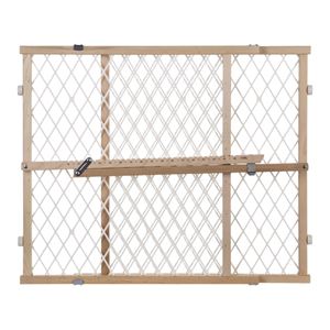 North States 4604 Security Gate, Wood, Natural, 23 in H Dimensions