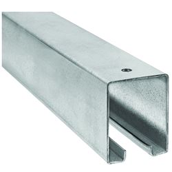 National Hardware N105-270 Box Rail, Steel, Galvanized, 1-57/64 in W, 2-13/32 in H, 12 ft L 