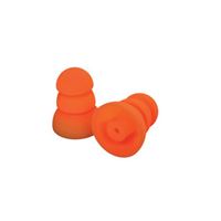 Plugfones ComforTiered Series PRP-SO10 Replacement Plugs, 26 dB NRR, Silicone Ear Plug, Orange Ear Plug 