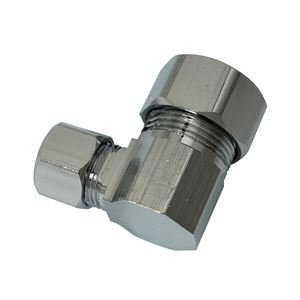 Plumb Pak PP78PCLF Tube Adapter, 1/2 x 3/8 in, Compression, Chrome