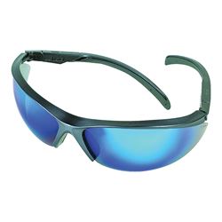 MSA 10083086 Essential Adjust Safety Glasses, Anti-Fog Lens, Metal Frame, Blue Gray Frame 