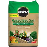 Miracle-Gro 73959430 Raised Bed Soil Bag, 1.5 cu-ft Coverage Area Bag 