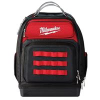 Milwaukee 48-22-8201 Ultimate Jobsite Backpack, 18 in W, 9.44 in D, 20.4 in H, 48-Pocket, Polyester, Red 