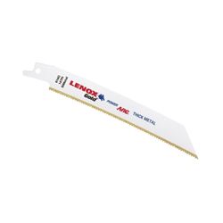 Lenox Gold 21067614GR Reciprocating Saw Blade, 3/4 in W, 6 in L, 14 TPI 