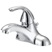Boston Harbor F4510022CP-1 Lavatory Faucet, 1.2 gpm, 1-Faucet Handle, 3-Faucet Hole, Metal/Plastic, Chrome Plated 