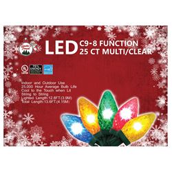 Hometown Holidays 22557 Christmas Light, LE 2 Fusible, LED Bulb, Multi-Color Light 6 Pack 