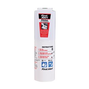 First Alert KITCHEN5 Fire Extinguisher, 1.4 lb, Sodium Bicarbonate, 5-B:C Class, Wall, Pack of 4