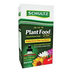 Schultz SPF45160 Plant Food, 4 oz Bottle, Liquid, Light Blue, Characteristic 