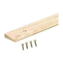 M-D 85548 Floor Edge Reducer, 72 in L, 1-3/4 in W, Hardwood, Unfinished 