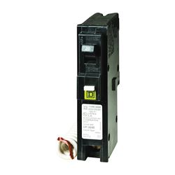 Square D HOM120CAFIC Circuit Breaker, AFCI, Combination, 20 A, 1 -Pole, 120 V, Fixed Trip, Plug Mounting 