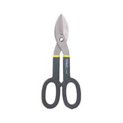 STANLEY FMHT73571/14-556 Tinner Snip, 10 in OAL, 2 in L Cut, Straight Cut, Alloy Steel Blade, Black/Yellow Handle 