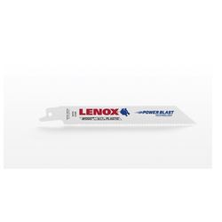 Lenox 22761OSB610R Reciprocating Saw Blade, 3/4 in W, 6 in L, 10 TPI, HSS Cutting Edge, 50/PK 