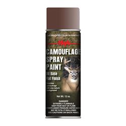 Majic Paints 8-20854-8 Camouflage Spray Paint, Flat, Earth Brown, 12 oz, Can 