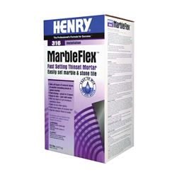 Henry Marbelflex Series 12035 Thin-Set Adhesive, Powder, 12.5 lb, Box 