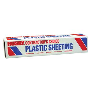POLY-AMERICA CF0212-200C Painter's Sheeting, 200 ft L, 12 ft W, Clear