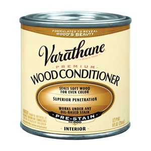 Varathane 211776 Premium Wood Conditioner, Clear, Liquid, 0.5 pt, Can