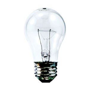 Sylvania 10036 Incandescent Bulb, 40 W, A15 Lamp, Medium E26 Lamp Base, 430 Lumens, 2850 K Color Temp, Pack of 6