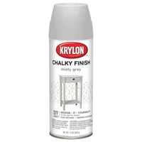 Krylon K04102000 Chalk Spray Paint, Matte, Misty Gray, 12 oz, Can 